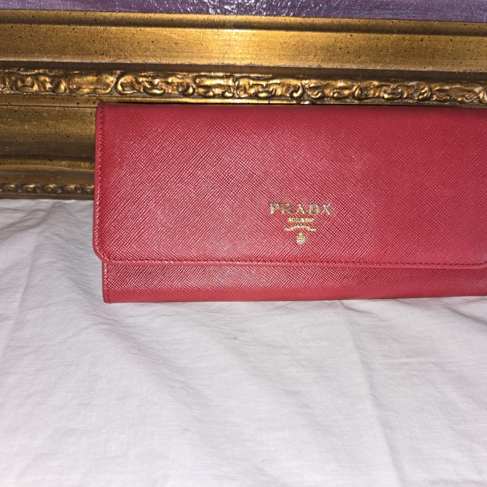 Prada Scarlet Red Women's Wallet